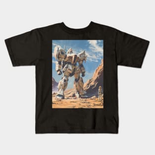 Winged Warriors: Gundam Wing, Mecha Epic, and Anime-Manga Legacy Unleashed Kids T-Shirt